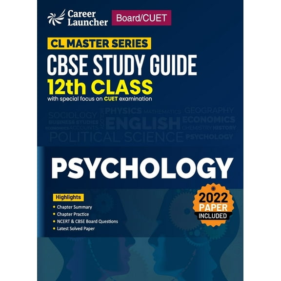 Board plus CUET 2023 CL Master Series - CBSE Study Guide - Class 12 - Psychology, (Paperback)