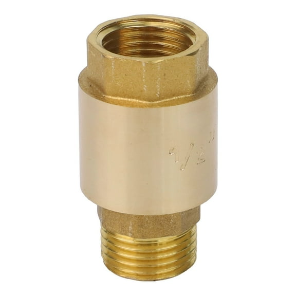 yaaqii 1PCS Brass Check Valve Female and Male Thread Backflow Prevention Check Valves