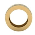 thumbnail image 3 of Natural 7.00Ct Round Cut Diamond 4Row Ladies Anniversary Wedding Eternity Band Ring 10k Gold KL I1, 3 of 3