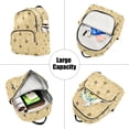 thumbnail image 5 of FORMRS Mini Backpack Purse for Women Quilted Travel Daypack Casual Shoulder Bag, Cute Bee Pattern, 5 of 7