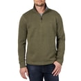 thumbnail image 5 of Buzo de fleece con cierre de un cuarto Wrangler Authentics, verde oliva, talle pequeño, 5 of 5