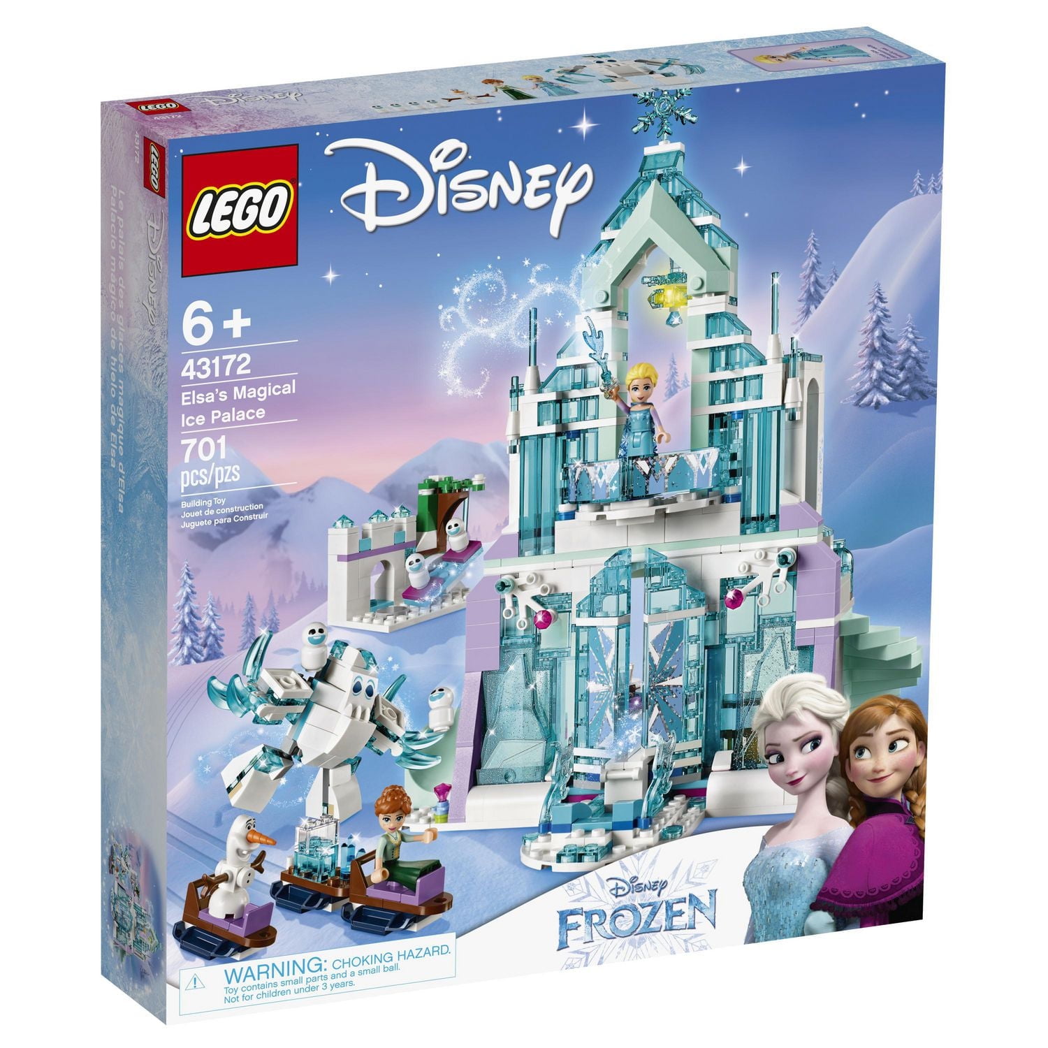 LEGO Disney Frozen Elsa’s Magical Ice Palace 43172 Building Kit (701 Piece)
