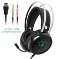 thumbnail image 2 of Casque USB Universel avec Microphone Écouteurs Stéréo pour Ordinateur Machine de Jeu Ordinateurs Portables, 2 of 5