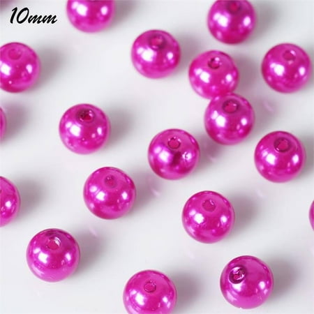 Fashion Jewelry Coco Beads - Efavormart 10MM Wedding Faux Pearl Beads Garland Loose Faux Pearl Beads for Jewelry Making Supplies Or Vase Fillers - 1000 PCS