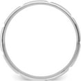 thumbnail image 2 of 14K White Gold Heavy Comfort Fit Brush Satin Fancy Band (Size 10) Made In United States wb113h-10, 2 of 5