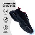 thumbnail image 5 of B BESUNEW Men's Athletic Running Shoes Lightweight Breathable Tennis Walking Sneakers for Gym Jogging Sports US 7-13, 5 of 14