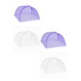 thumbnail image 1 of Oleegame 2PC Produce Storage 2 Large Pop-Up Mesh Screen Protect Food Cover Tent Dome Net Umbrella Picnic, 1 of 2