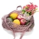 thumbnail image 4 of Xihbxyly Bolsa de Malla Tipo Tortuga, Reutilizable, para La Compra, para Guardar Fruta Fresca, Lavable, para Uso Doméstico y En Supermercados, Ecológica, 32 X 38 X 15 Cm, 4 of 5