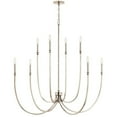 thumbnail image 6 of 52699PN Kichler Lighting Malene - 8 Light Chandelier-43.5 Inches Tall and 45.25 Inches Wide-Polished Nickel Finish, 6 of 7