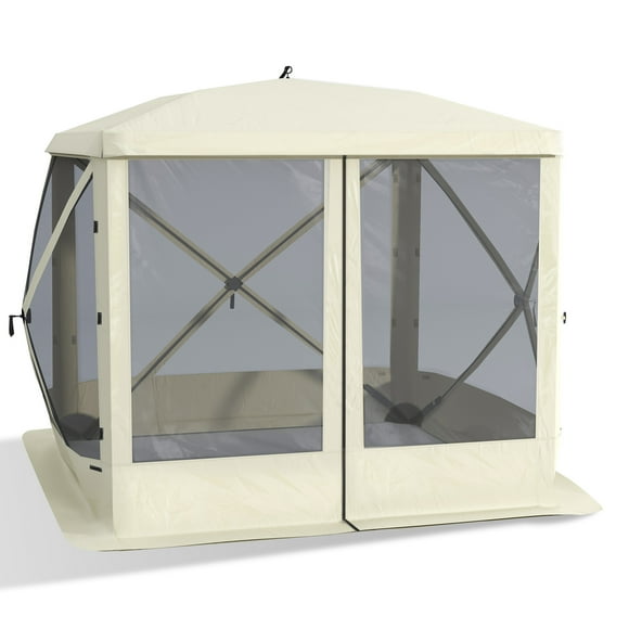 Outsunny Pop-Up Screen House Gazebo Camping Extérieur Installation Instantanée Tente