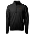thumbnail image 2 of Men's Cutter & Buck Black Pacific Tigers Big & Tall Cascade Eco Sherpa Fleece Quarter-Zip Jacket, 2 of 3