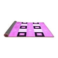 thumbnail image 2 of Ahgly Company Indoor Rectangle Checkered Purple Modern Area Rugs, 7' x 10', 2 of 4