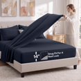 thumbnail image 3 of Utopia Bedding Queen Comforter Set, Bed in a Bag 7 Piece, Navy Diamond Quilted Bedding Set, Microfiber Fill, Comforter, Flat Sheet, Fitted Sheet, Pillowcase, Pillow Shams, Machine Washable, 3 of 4