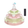 thumbnail image 2 of Interactive 4  Cat Turntable Toy Relieve Boredom With Spring Star For Kitten Supplies, 2 of 8