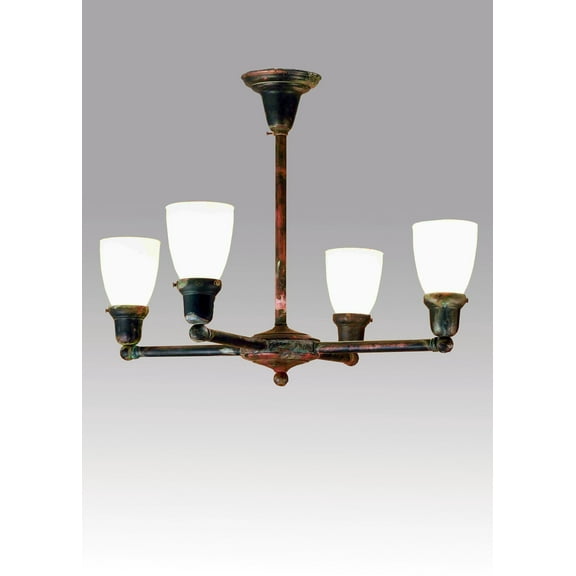Meyda Tiffany 56475 Oyster Bay 4 Light 26-1/2" Wide Chandelier
