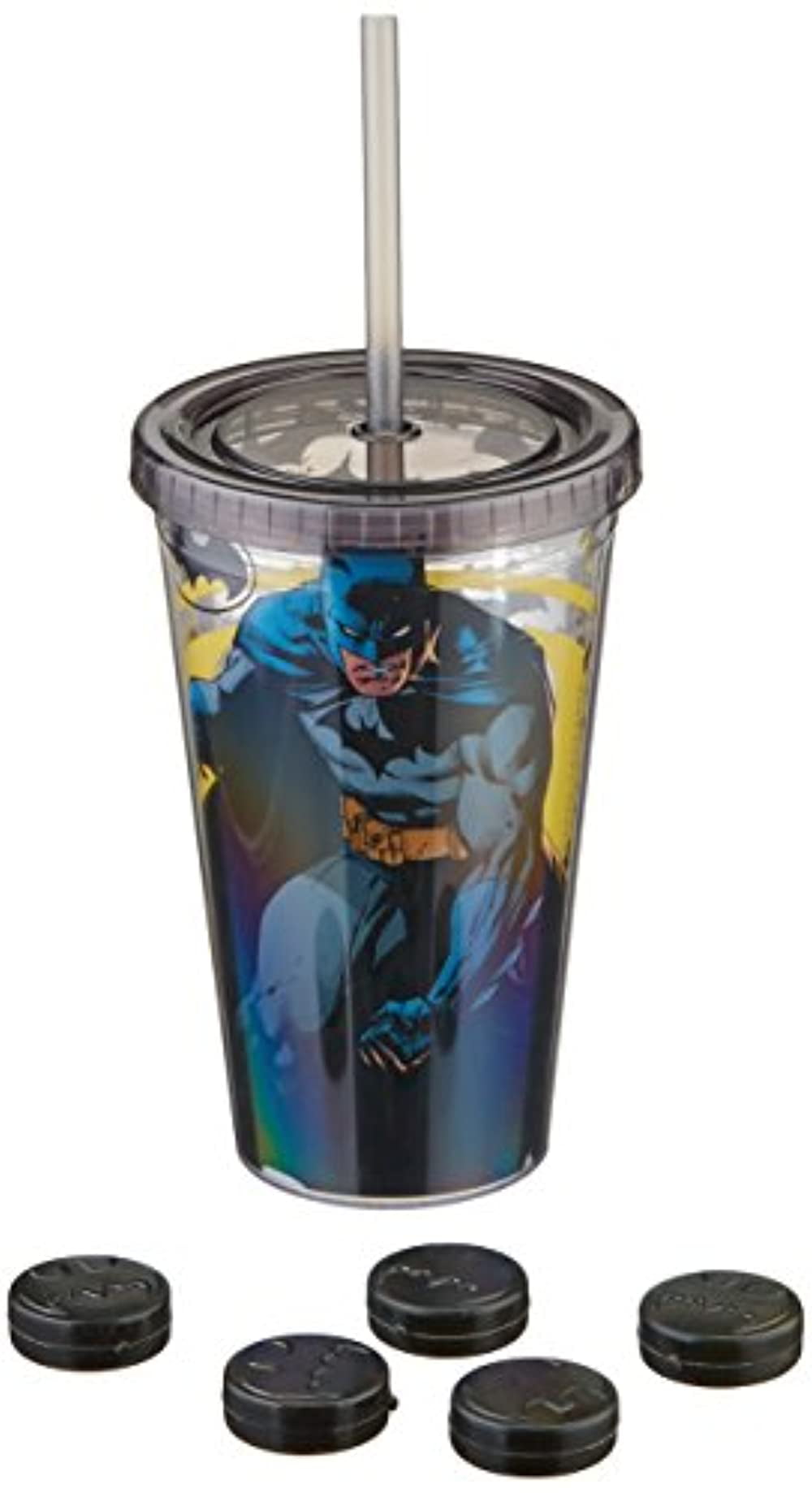 Hallmark DC Comics Batman Stainless Steel Water Bottle, 16 oz