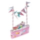 thumbnail image 5 of Pastel de papel Bunting Cake Topper Flag Kids Party Helado rosa, 5 of 9