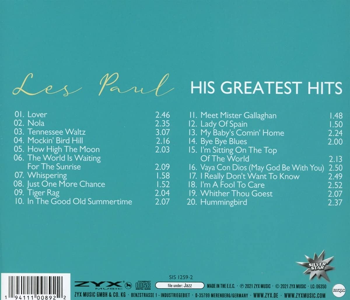 Les Paul His Greatest Hits (CD)