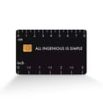thumbnail image 2 of ALL INGENIOUS IS SIMPLE Credit Card Sticker,Debit Card Skin Cover Stickers for Key, Debit, Credit, Bank Card Card Skin for Adults 4 Pack, 2 of 5