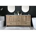 thumbnail image 3 of Elegant Lighting Vf2872d Soma 72" Free Standing Double Basin Vanity Set - Wood, 3 of 7