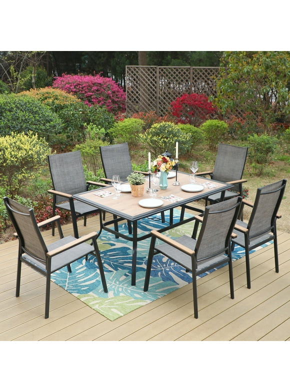 7 Piece Patio Dining Set in Patio Dining Sets