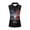 4th Of July Firework Print, variant on HUIACONG American Flag Pattern Womens Sleeveless Golf Shirts, Fashion Golf Sleeveless Shirt Moisture Wicking Casual Golf Top Elastic