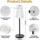 thumbnail image 3 of Rechargeable Cordless Table Lamp, Dimmable LED Desk Lamp 3 Colors, Touch Control Battery Operated Table Lamp, IP54 Waterproof Bedside Lamp for Dining, 3 of 4