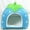 Blue, variant on Shldybc Winter Indoor Cat House Cat House Padded Cat House Folding Yurt Strawberry Tent on Clearance(31 * 31 * 33cm, Purple)