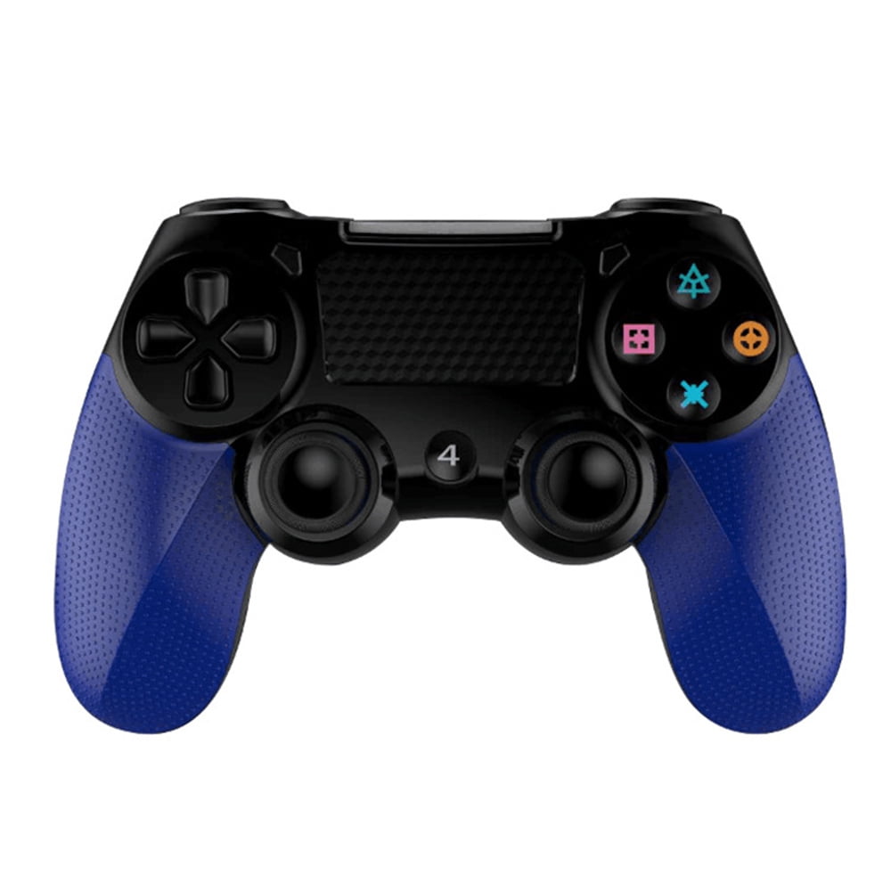 Game Controller For Ps4 Wireless Controller For Playstation 4 With Dual Vibration Game Joystick Blue Walmart Com Walmart Com