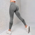 thumbnail image 2 of GEWSEY Seamless Workout Butt Lifting Leggings 2025 Summer Booty Scrunch Gym Leggings for Women (Grey, S), 2 of 5
