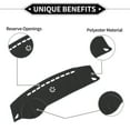 thumbnail image 3 of Unique Bargains Dash Cover Compatible for Hyundai Azera 2006-2011, Non-Slip Polyester Silicone Center Console Dashboard Cover Pad Carpet Gray, 3 of 6