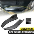 thumbnail image 2 of 1 Pair Car Bumper Spoiler Front Rear Lip Anti-collision Universal Car Side Skirt For BMW Mercedes-Benz Toyota Audi Volkswagen, 2 of 8