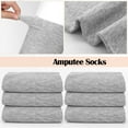thumbnail image 3 of Trianu 6Pcs Prosthetic Stump Shrinkers Amputee Socks 13.78 x 3.94 inch Stump Shrinker Prosthetic Limb Socks for Men and Women, Grey, 3 of 5