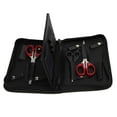 thumbnail image 3 of Scissors Storage Bag, Storage Bag,  And Practical PU Leather Material Household Toiletry Tools Stylist For Professional Salon Shop Personal Grooming Tools White Gold, 3 of 8