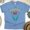 CarolinaBlue, variant on Happy Summer Rowing T-Shirt – Vintage Boat and Oars Graphic Tee, Ash, Size XL