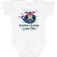 thumbnail image 3 of Inktastic Grandma and Grandpa Love Me Boys Boys or Girls Baby Bodysuit, 3 of 5