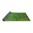thumbnail image 2 of Ahgly Company Indoor Square Oriental Green Industrial Area Rugs, 8' Square, 2 of 4