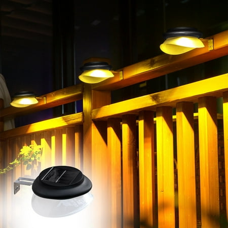 

TUOBARR Summer Savings Solar Street Light IP65 Waterproofs Outdoor Solar Street Light Dusk To Dawning LED Floods Light With Motion Sensor Light For Fences Garden Yard Warm Light