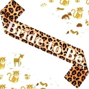 Leopard Bachelorette Bride to be Sash Favor Cheetah Bachelorette Decoration Sash Jungle Safari Bachelorette Party Decor for Women Wild Bachelorette Bridal Shower Engagement Bday Party Decor
