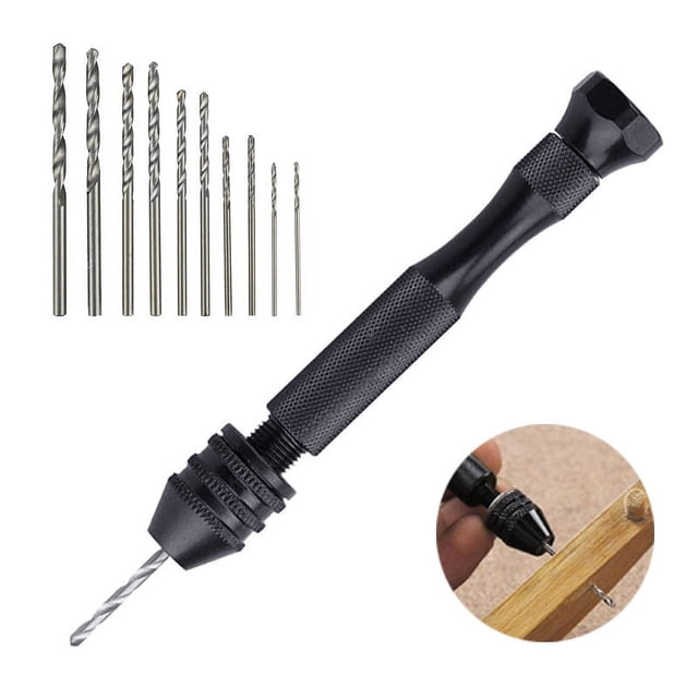Herramienta de perforación negra, perforación manual de madera Bodhi de diamante de 0,3-3,4mm