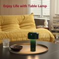 thumbnail image 3 of Boreal Craft Petite Veilleuse Lampe de Table Sans Fil Lampe de Table Portable Dimmable Rechargeable Lampe Moderne Petite Lampe de Chevet Lampe à Piles Veilleuse pour Intérieur Extérieur (Vert), 3 of 3