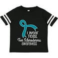 thumbnail image 3 of Inktastic Scleroderma Teal Ribbon Awareness Boys or Girls Toddler T-Shirt, 3 of 5