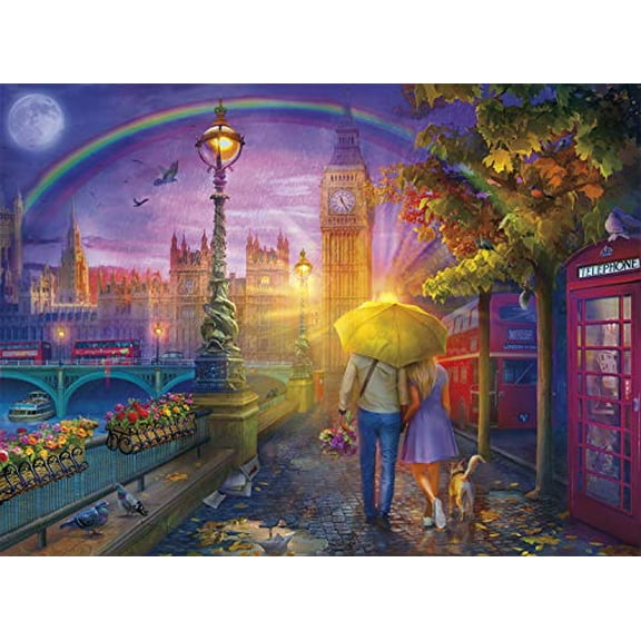 Buffalo Games - London Rain - 1000 Piece Jigsaw Puzzle
