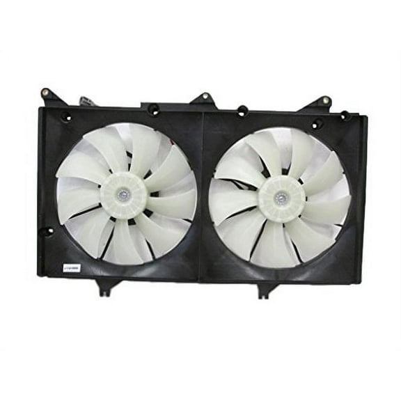 Dual Radiator and Condenser Fan Assembly - Pacific Best Inc. Fit/For LX3115107 02-03 Lexus ES330/300, 04-08 Toyota Solara V6 Fits select: 2002-2006 TOYOTA CAMRY, 2004-2008 TOYOTA CAMRY SOLARA