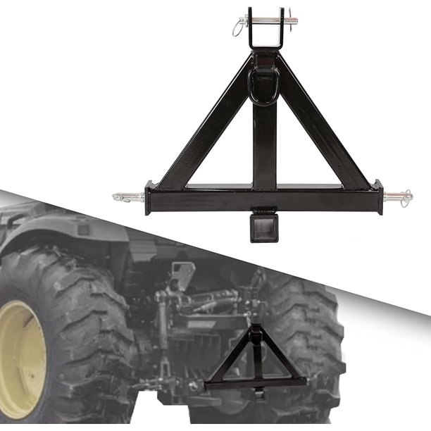 Kojem 3 Point 2 inch Trailer Hitch Receiver Adapter Category One Tractor Tow Drawbar Adapter