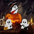 thumbnail image 2 of Lovely Ghost Halloween Decorations Weird Decorative , Bat, Witch Broom Logo Tray Decoration Home Shelf Display, 2 of 5