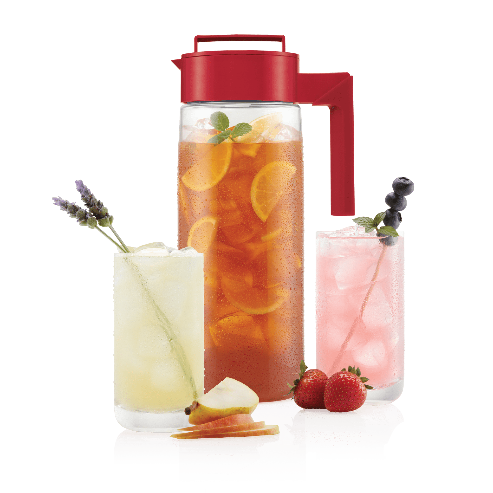 Takeya Pitcher 2qt Beverage Maker Toreador Red