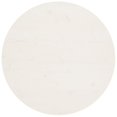 thumbnail image 1 of vidaXL Table Blanche Ø90x2.5 cm Bois Massif Pin, 1 of 4