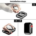 thumbnail image 2 of SPYCASE Case for Apple Watch Series 3 42mm with Buit in TPU Clear Screen Protector - All Around Protective Case High Definition Clear Ultra-Thin Cover for Apple iwatch 42mm Series 3 2 1 - Rose Gold, 2 of 7