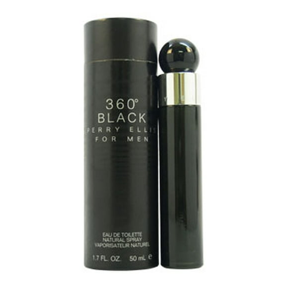 360 Noir par Perry Ellis pour Homme - 1,7 oz EDT Spray